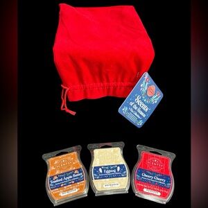 Limited Edition 2024 Holiday Pack of Scentsy Wax Melts with Red Velvet Gift Bag